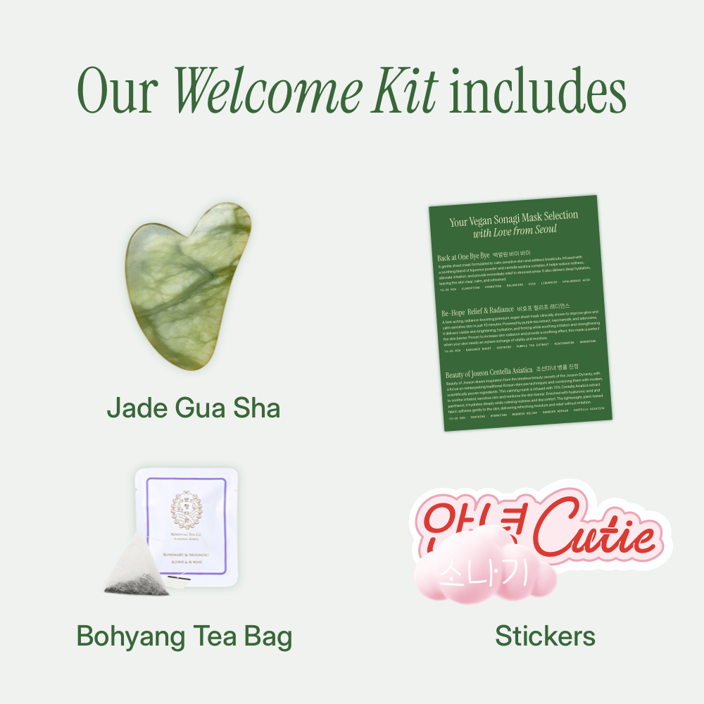 Vegan Korean Sheet Mask Box