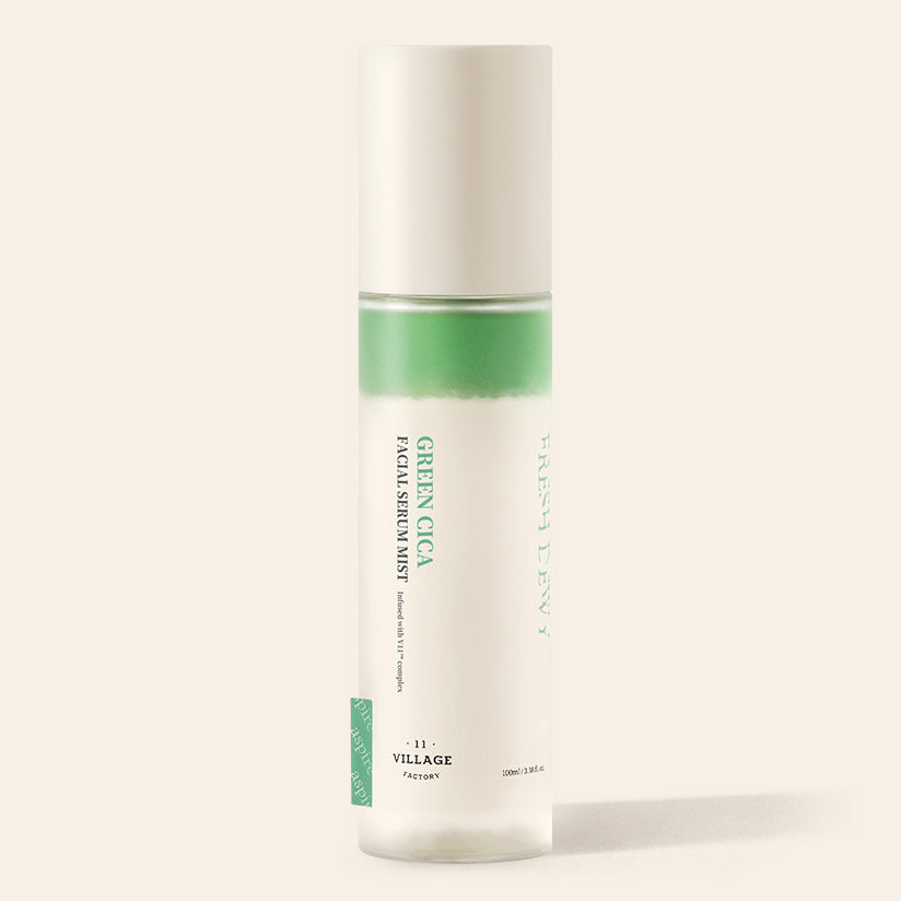 11Village Fresh Dewy Green Cica Facial Serum Mist