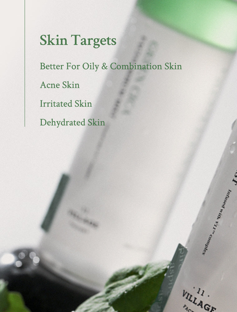 11Village Fresh Dewy Green Cica Facial Serum Mist