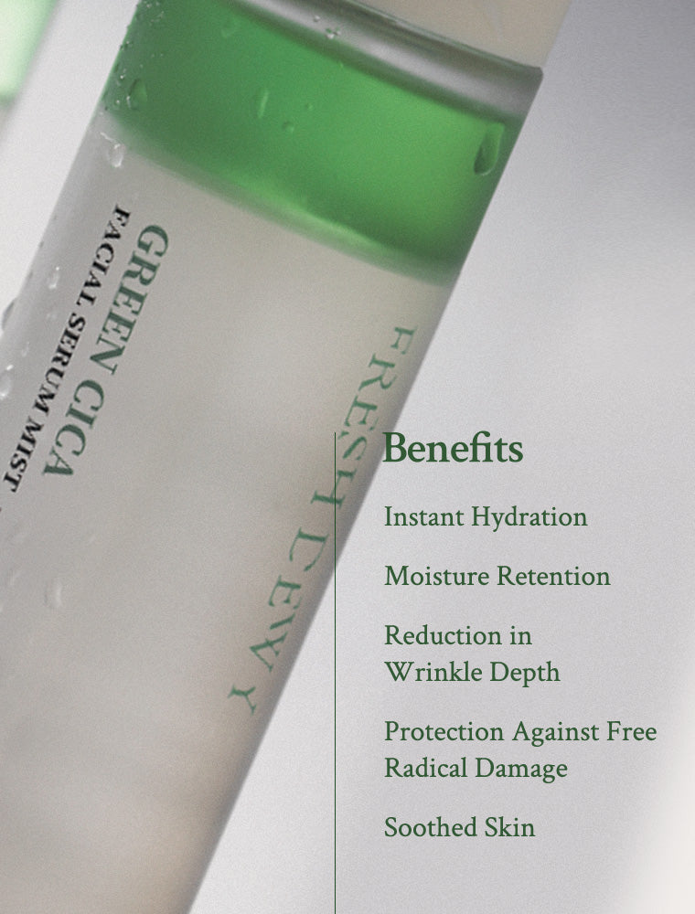11Village Fresh Dewy Green Cica Facial Serum Mist