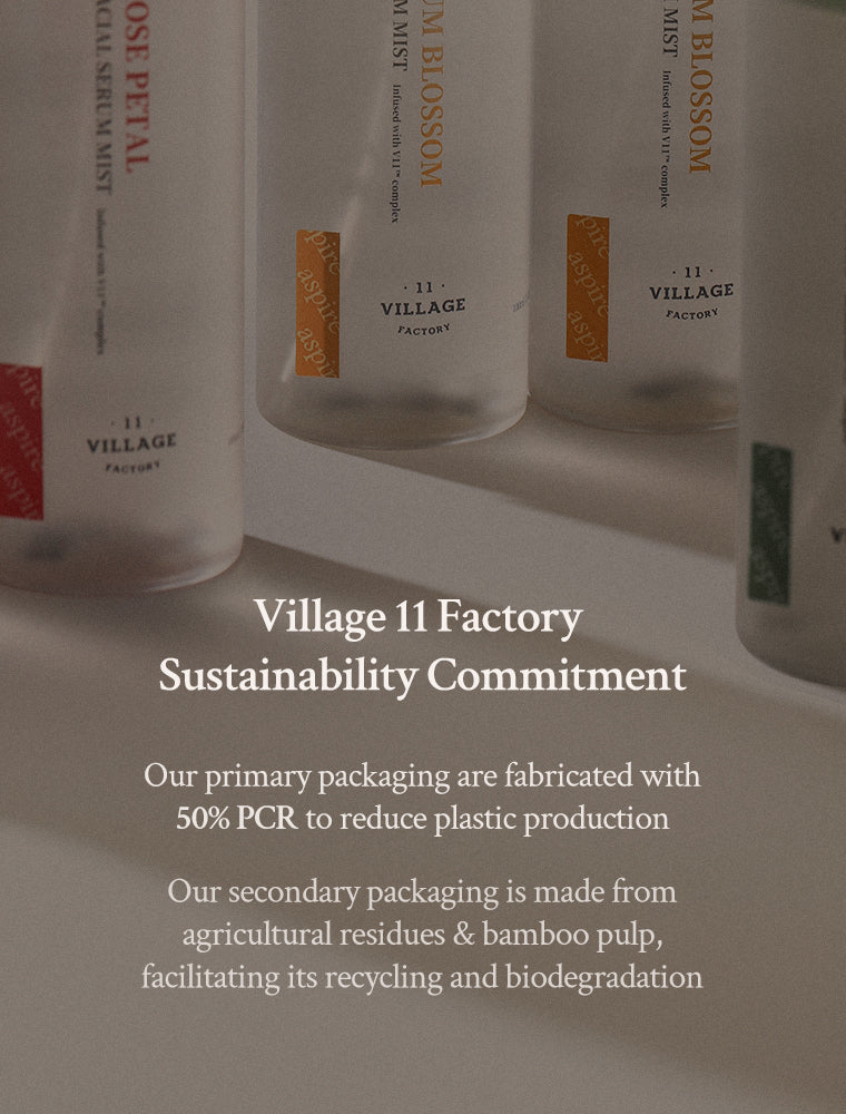 11Village Fresh Dewy Green Cica Facial Serum Mist