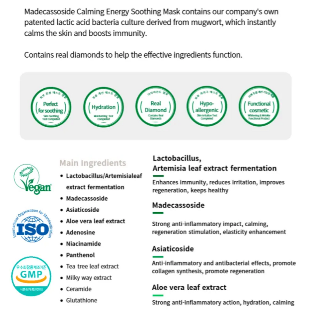 NUCLID Madecassoside Calming Energy Soothing Mask