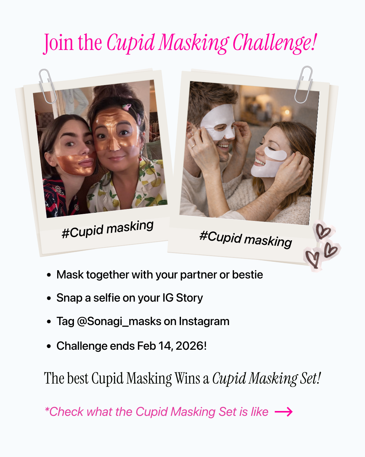 The Cupid Masking Set