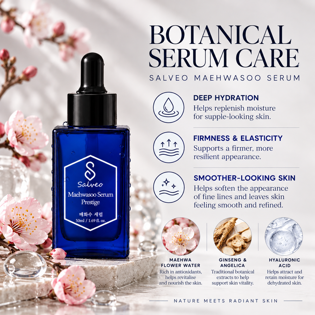 SALVEO Maehwasoo Serum Prestige – 50ml