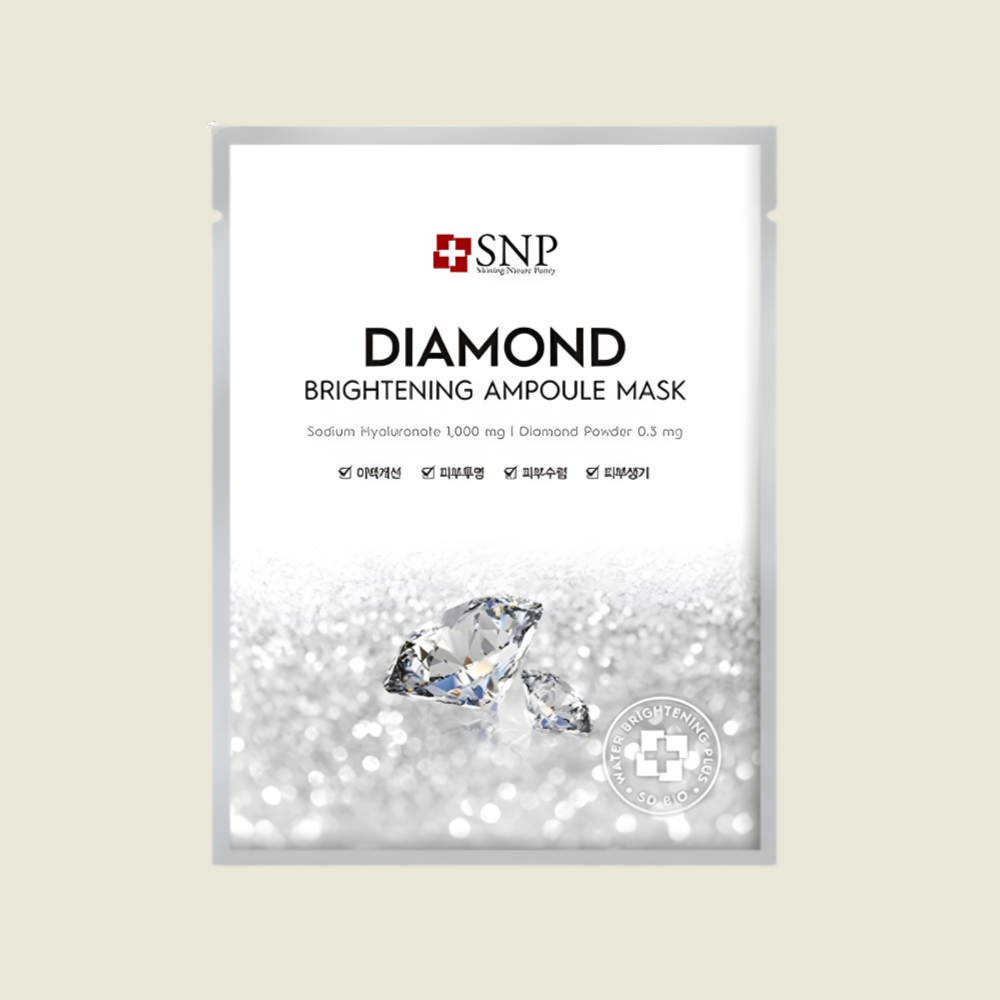 SNP Diamond Shining Moisture Ampoule Mask