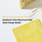 BIODANCE Yellow Radiant Vita Niacinamide Real Deep Mask (1pc)
