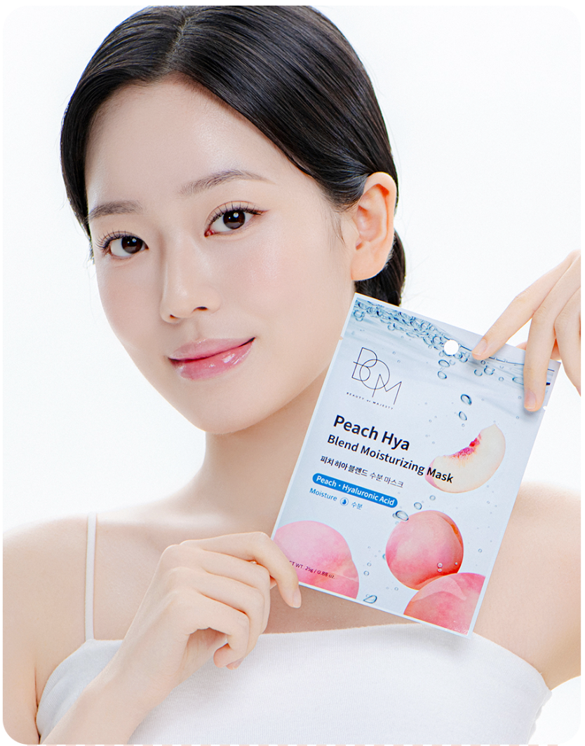 BOM Peach Hya Blend Moisturising Mask