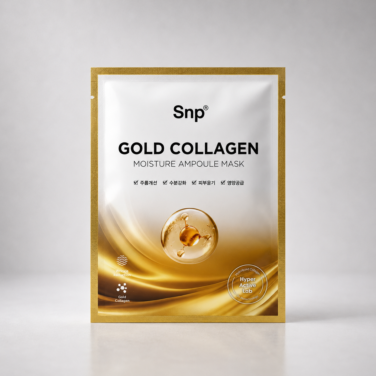 SNP Gold Collagen Moisture Ampoule Mask