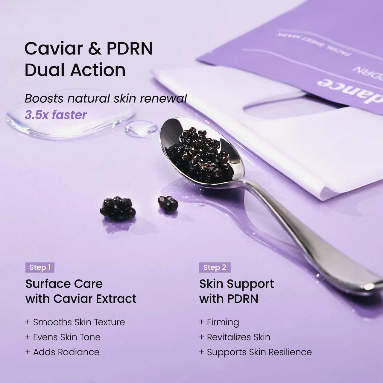 BIODANCE Purple Rejuvenating Caviar PDRN Real Deep Mask