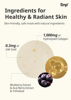 SNP Gold Collagen Moisture Ampoule Mask