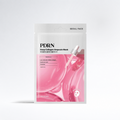 PDRN Deep Collagen Ampoule Mask in a white and pink resealable pouch with a dropper graphic, shown on a clean white background.