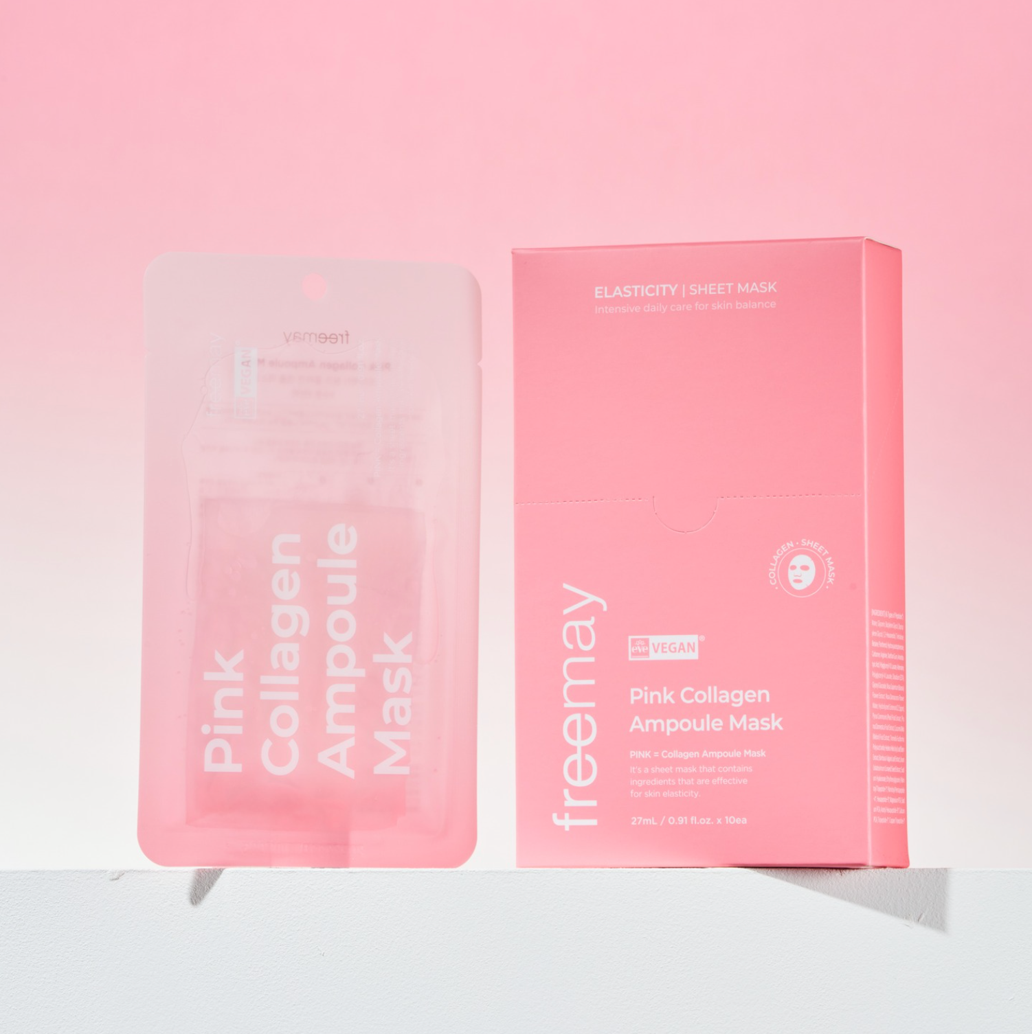 Freemay Pink Collagen Ampoule Mask