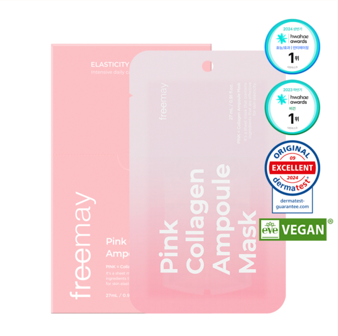 Freemay Pink Collagen Ampoule Mask