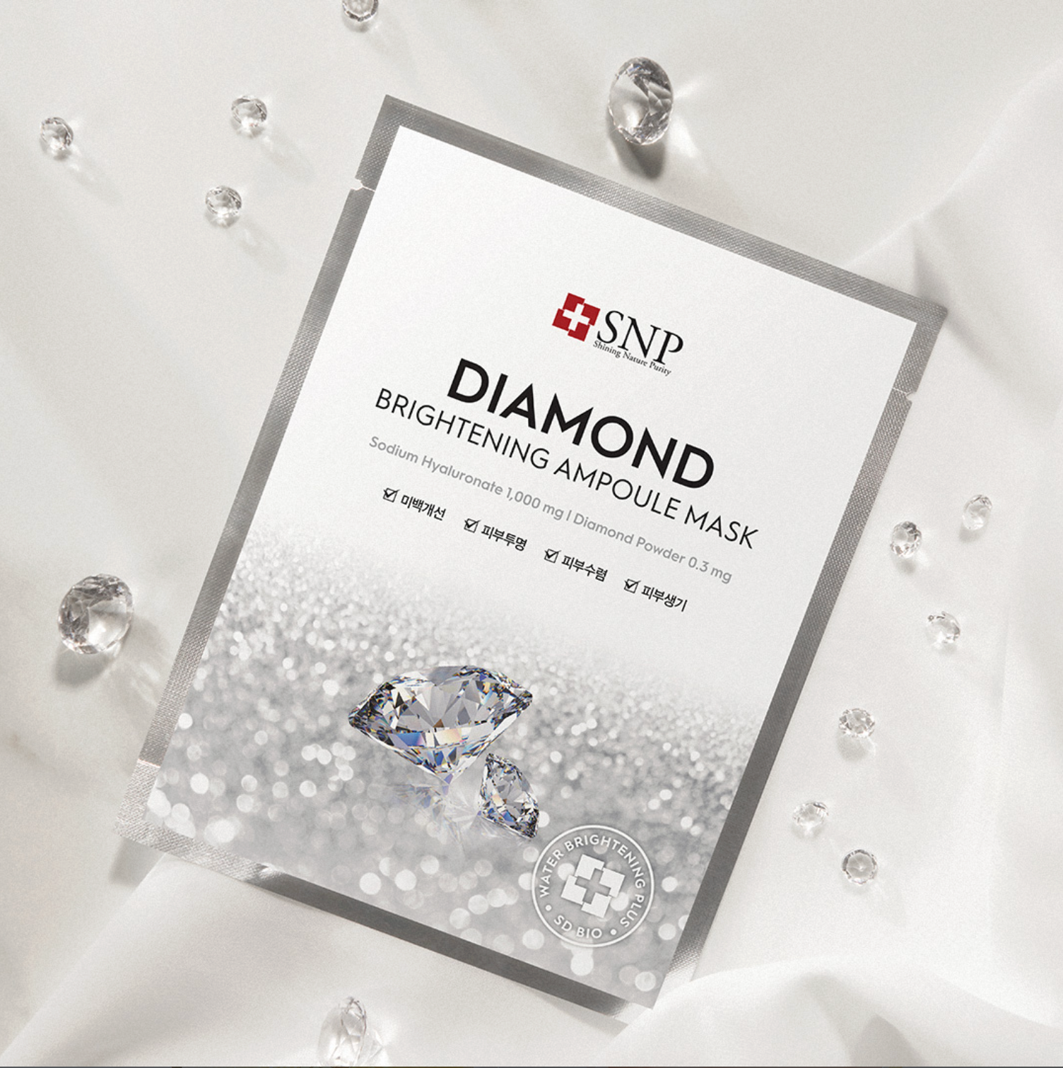 SNP Diamond Shining Moisture Ampoule Mask