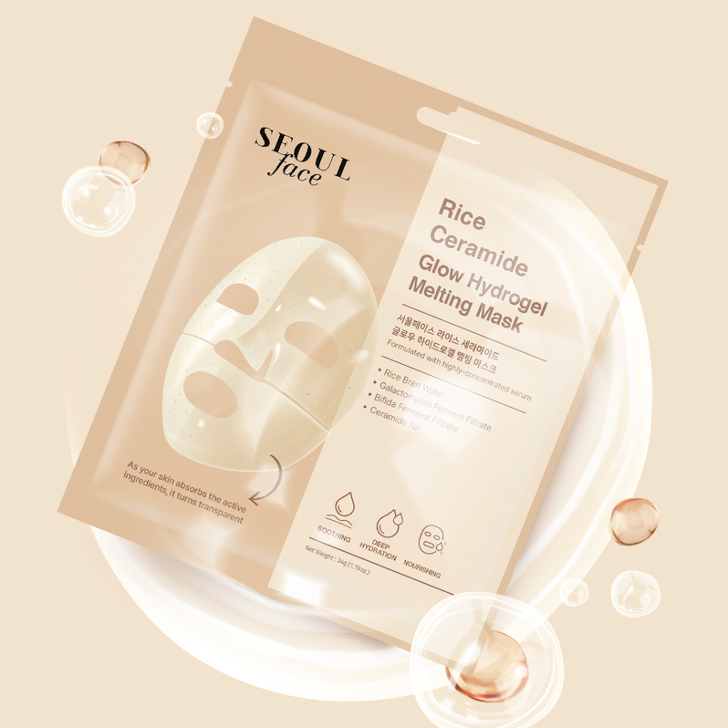 Seoul Face Rice Ceramide Hydrogel Melting Mask