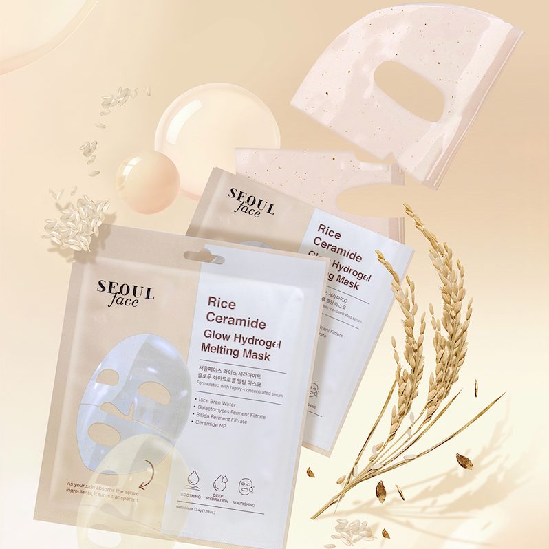 Seoul Face Rice Ceramide Hydrogel Melting Mask