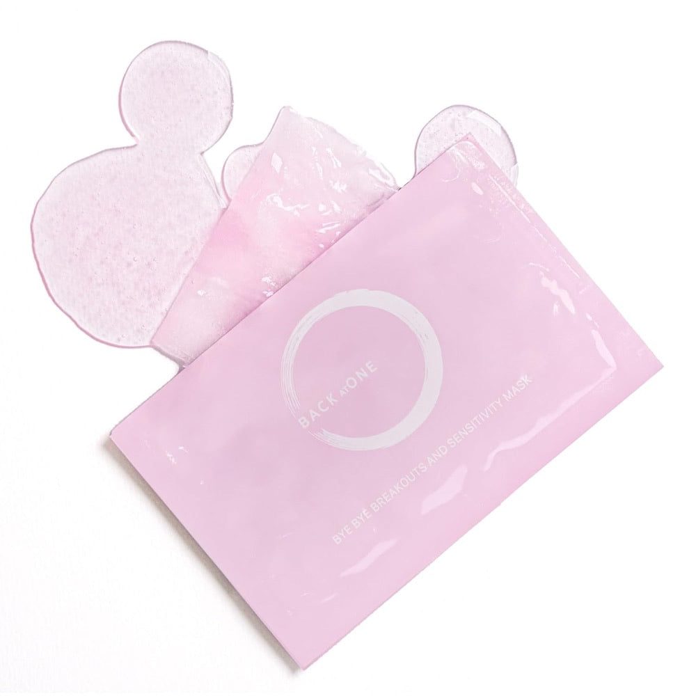 Back at One Bye Bye Breakouts and Sensitivity Facial Sheet Mask