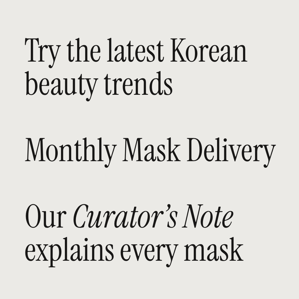 Korean Sheet Mask Box