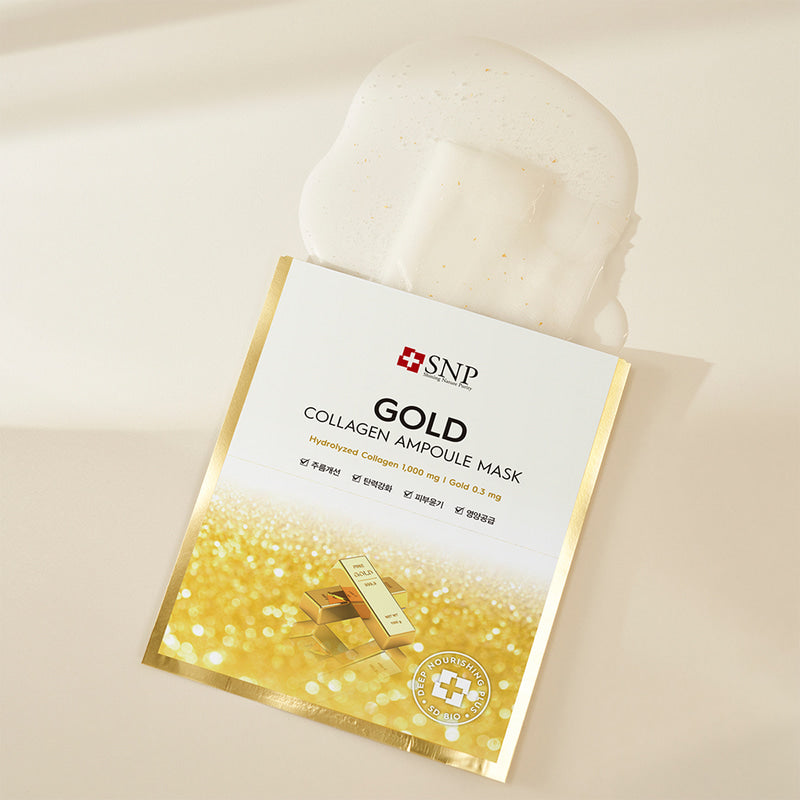 SNP Gold Collagen Moisture Ampoule Mask