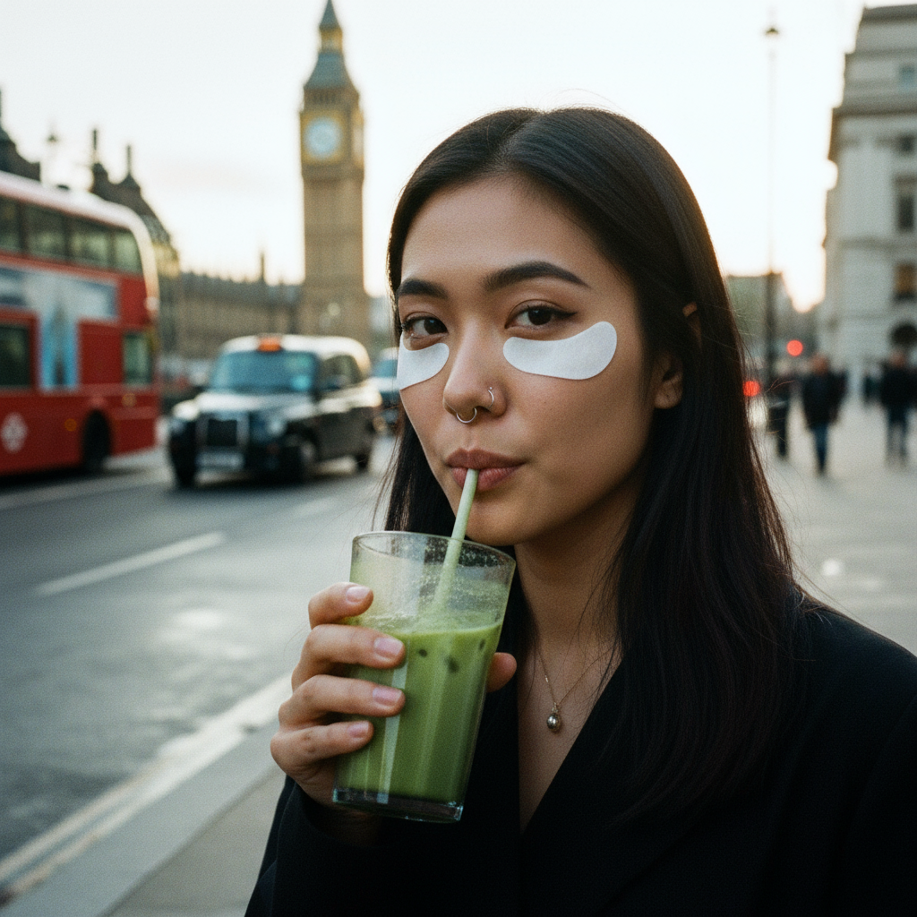 Matcha Hydrogel Collagen Eyepatches