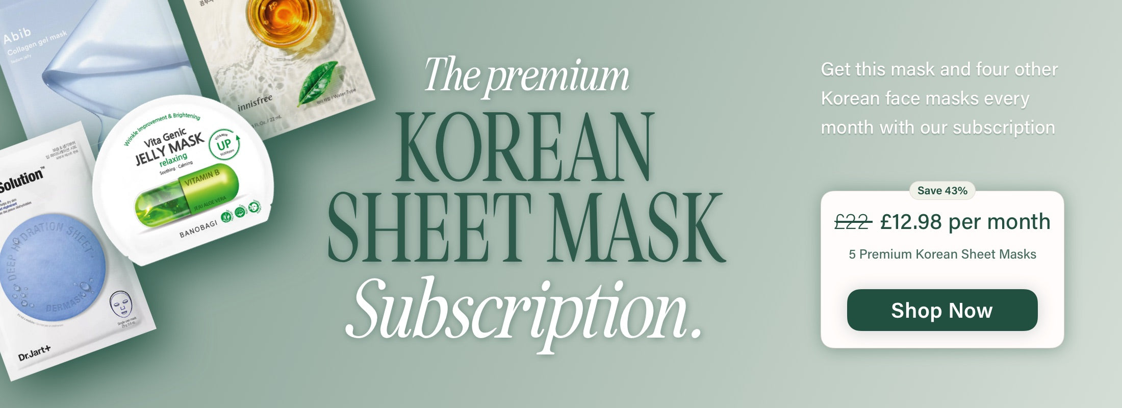 Korean Face Mask Subscription